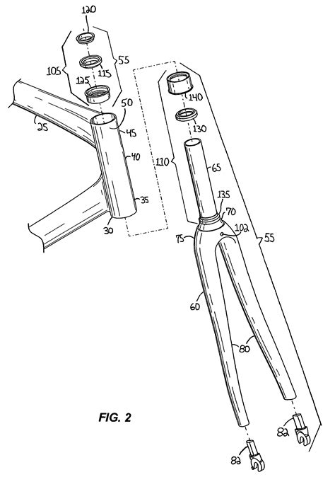 patent  bicycle fork assembly google patents