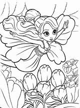 Colorat Pagini Primavara Thumbelina sketch template