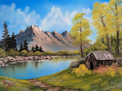 Flowers Overgrown In 2020 With Images Bob Ross Paintings