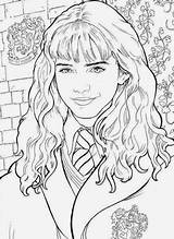 Hermione Desenhos Rony Colorir Crianças sketch template