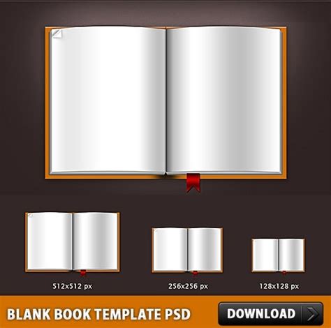 blank book template psd file  psd  photoshop psd psd file