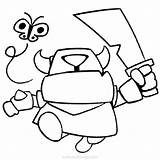 Mini Pekka Royale Clash Coloring Pages Xcolorings 62k Resolution Info Type  Size Jpeg sketch template