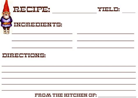 images  index card  printables recipes  printable