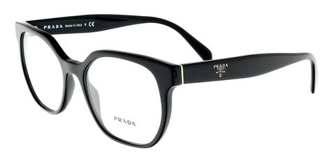 prada women s eyeglasses vpr02u vpr 02 u 1ab 1o1 black optical frame