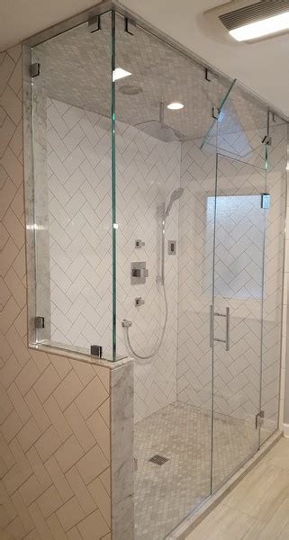 steam shower frameless glass enclosures glass designs