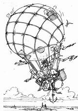 Favole Sprookjesfiguren Disegno Personaggi Kleurplaat Colorear Educolor Globo Tale Balloon sketch template