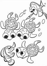 Nemo Coloring Pages Friends Finding Printable Dory Color Turtle Print Crush Baby Turtles sketch template