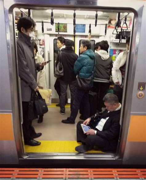 drunk japanese train passenger pics