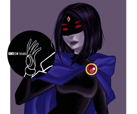 Raven Azarath By Byartlette On Deviantart Raven Deviantart Anime