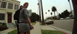 girls install camera in jeans to catch men ogling their bottoms in la daily mail online