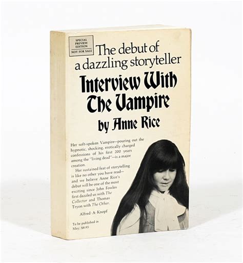 Interview With The Vampire Anne Rice 1st Edition
