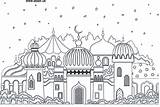 Colouring Mosque Adabi Printable Pages Ramadan Coloring Kids Islamic London Eid Books sketch template