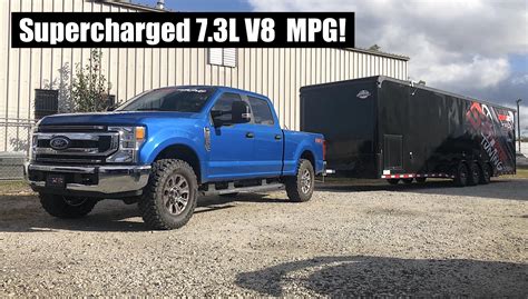 2021 ford f 350 towing supercharged trailer thumb the