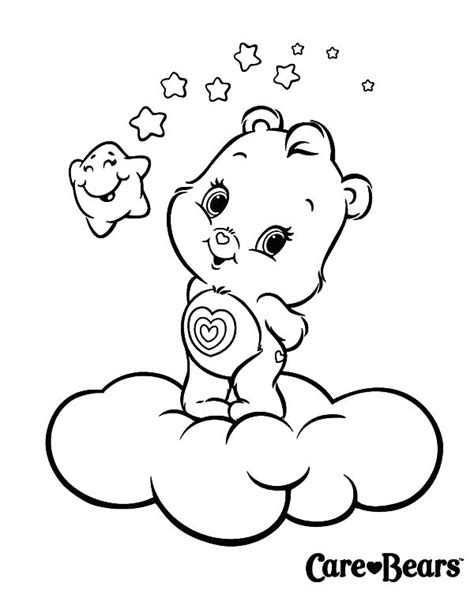 adorable care bears coloring pages  place  color