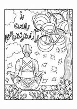 Mindfulness Mindful Midlife Colouring Vibrations sketch template