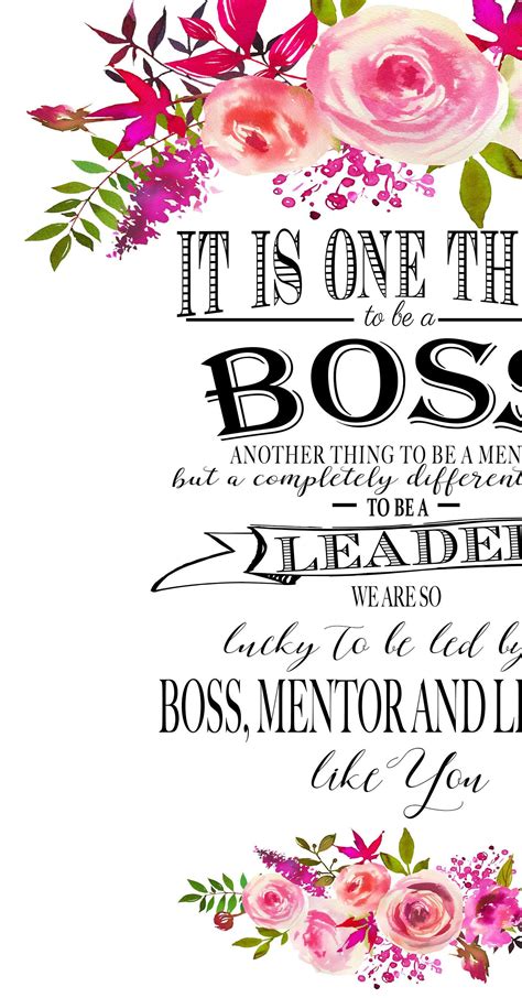 Printable Boss Appreciation Day T Boss Week Boss Card Boss Thank