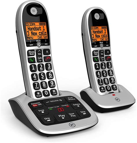 bt  cordless landline house phone  big buttons advanced
