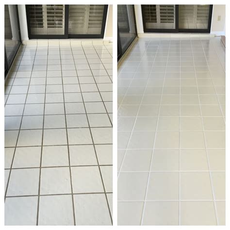 grout  clean  color seal cleaning tile floors