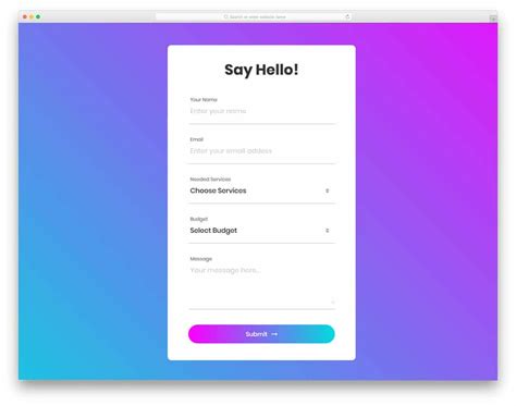 easy  implement bootstrap form template examples