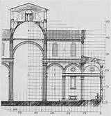 Brunelleschi Alberti Quattrocento Pazzi Arquitectonico Lineal Perspectiva sketch template