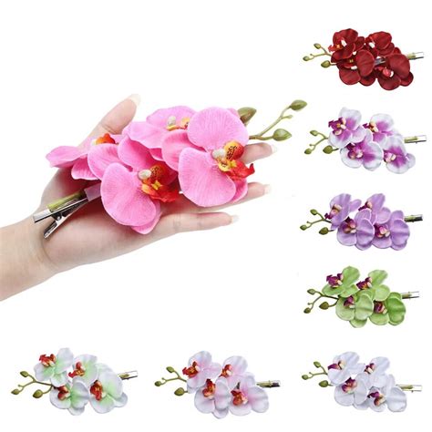 Womens Flower Hair Clip Hairpin Bridal Hawaii Party Hair Clip In Hair