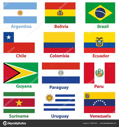 sintetico  foto banderas delos paises del continente americano alta definicion completa