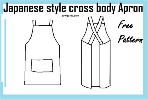 printable cross  apron pattern printable templates