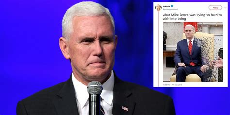 mike pence mocked for sitting quietly during trump democrats meeting