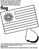 Uruguay Coloring Pages Crayola Flag Country Flags America Spanish Color South Countries Colouring Au Latin Visit American La sketch template