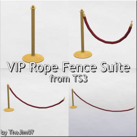 mod  sims vip rope fence suite  ts