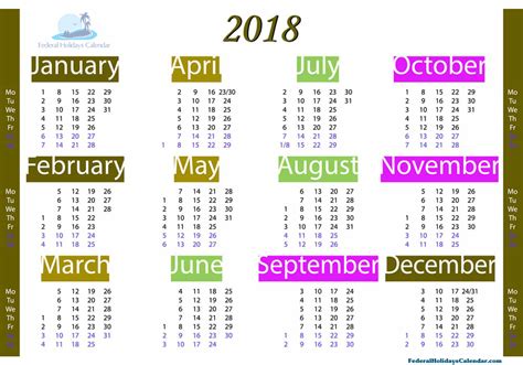 calendar  usa  holidays printable templates letter calendar word excel