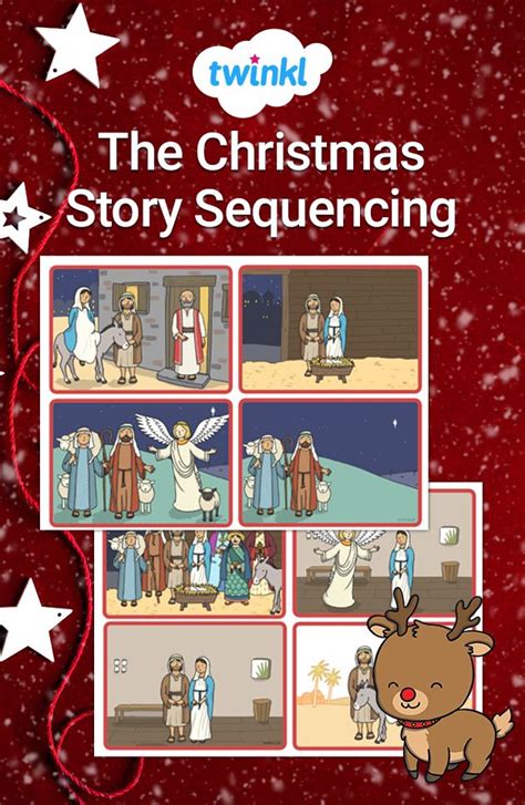 printable christmas story sequencing pictures web