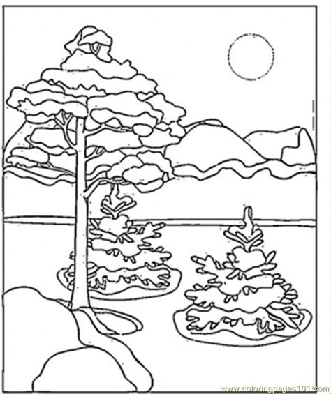 winter scenes coloring pages coloring home