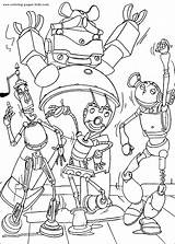 Coloring Pages Robots Disney Printable Color Sheets Kids Robot Movie Found sketch template