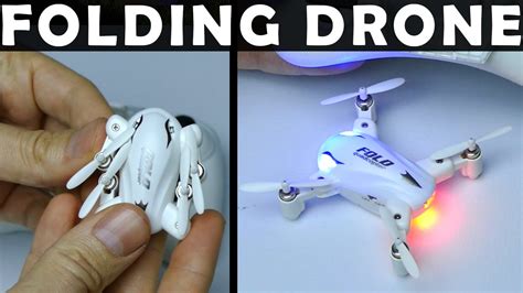 folding nano drone flight review youtube