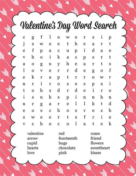 print valentine word search puzzle valentines word search valentines