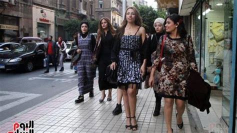 egyptian women resist harassment with short dresses al arabiya english