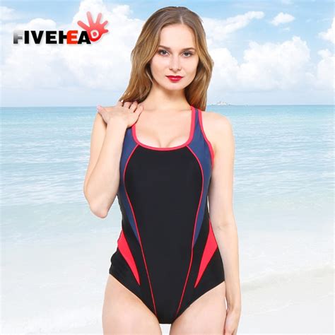 one piece women swimwear sexy sling halter sporty style solid color