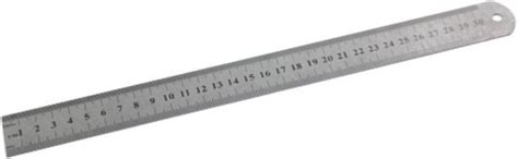 bolcom liniaal metaal  cm meetlat  cm centimeter stevige