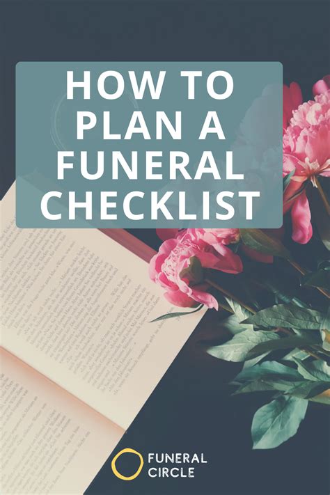 printable funeral planning checklist web  plans  offered