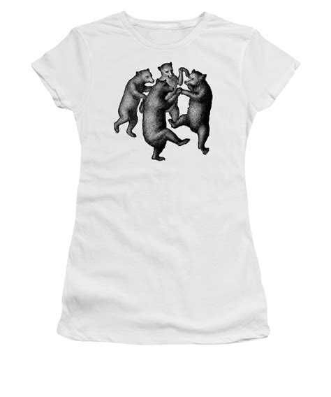 Dancing Bear Women S T Shirts Fine Art America