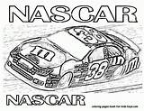 Coloring Nascar Pages Print Kids sketch template