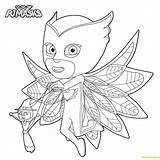 Masks Pj Mask Coloringpagesonly sketch template