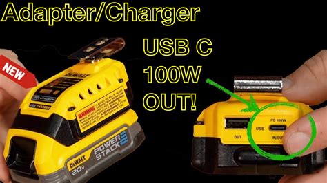 dewalt dcbk usb   power supply  charger dcbk    output  youtube