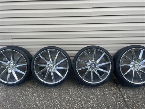 chrome rims   tires ebay