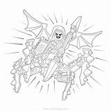 Knights Nexo Shields sketch template