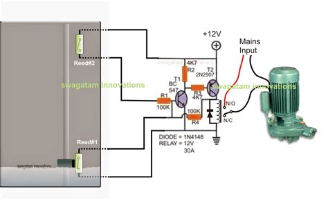 float switch circuit diagram