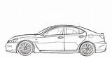 Lexus Coloring sketch template