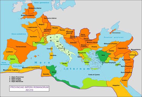 roman empire  provinces   ad created  phoenician roman emperor septimius severus