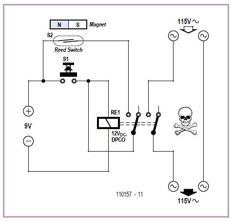 automatic ac power switch schematic circuit diagram